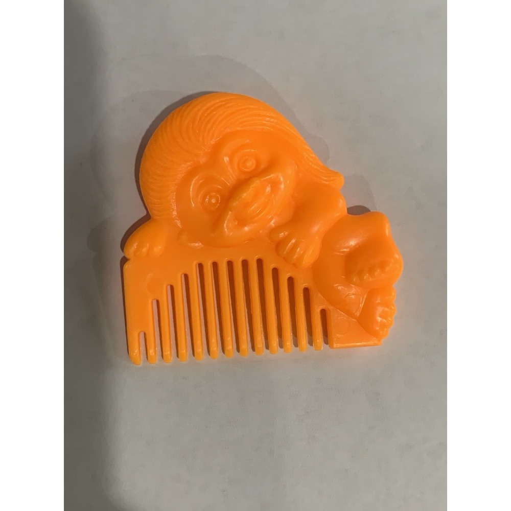 Vintage 1980's Replacement Orange Troll Doll Hair Comb Brush